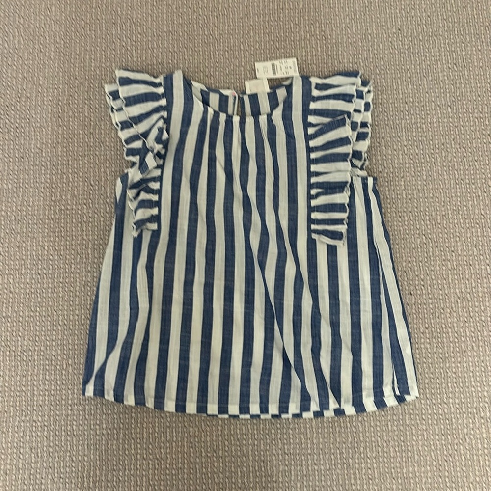 Crew Cuts Striped Girls Blouse New with Tags
